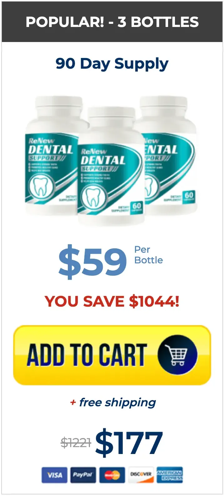 Renew Dental Buy 3 Bottles